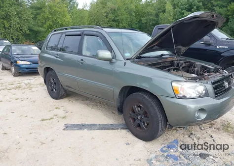 2005 Toyota Highlander V6 from USA, damaged, VIN JTEEP21A550107567